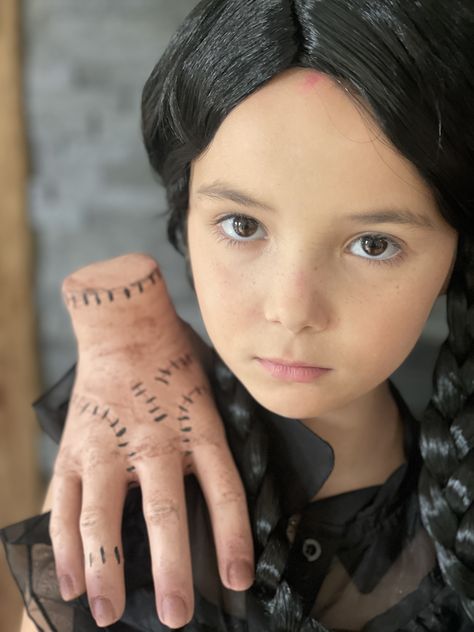 Wednesday Addams Addams Family Halloween costume dress wednesday dance dress thing hand prop Hand Addams Family, Wednesday Addams Thing, Addams Family Thing, Thing Hand, Mom Halloween Costumes, Wednesday Addams Costume, Mom Costumes, Amazon List, Hand Dress