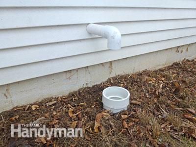 Avoid Frozen Sump Pump Pipes Sump Pump Drain, Sump Pump Drainage, Sump Pump Discharge, Drainage Ideas, Pump Covers, Backyard Drainage, Yard Drainage, Wet Basement, House Repair