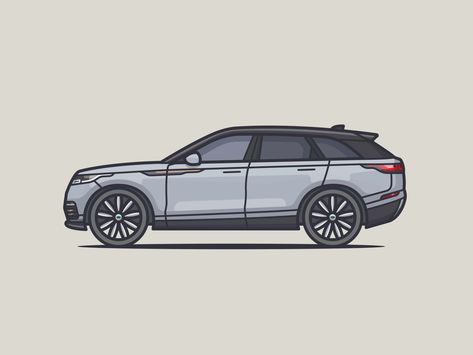 Range Rover Velar 2018 vector adobeillustrator side sideview carside cars boldlines lines illustrator velar rangerover rover range rims wheels illustration carillustration car Car Line Illustration, Car From The Side, Wheels Illustration, Ride Sharing App, 2018 Range Rover, Car Vector Illustration, Taxi Booking App, Cars Illustration, Range Rover Car