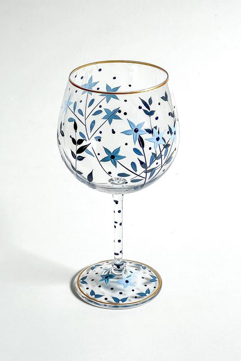 Glass Paint, Blue Daisy, Glass Painting, Daisy, Paint, Glass, Blue