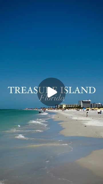 Treasure Island Florida, Visit Florida, Beach Bars, Treasure Island, Water Activities, Beach Town, Gulf Coast, White Sand Beach, Florida Home