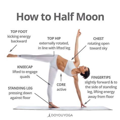 Half Moon Pose. #halfmoon #yoga #stratching Half Moon Pose, Ardha Chandrasana, Frases Yoga, Moon Yoga, Yoga Ashtanga, Ashtanga Vinyasa Yoga, Yoga Tutorial, Yoga Techniques, Yoga Iyengar