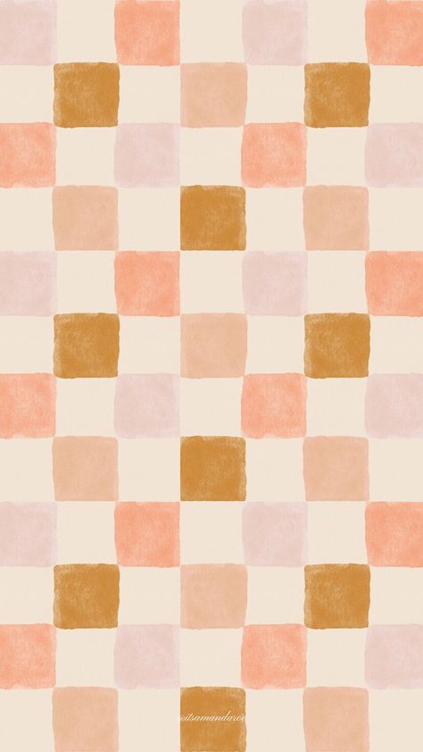 Fall Wallpaper Ideas, Artist Hue, Wallpaper Pattern, Fall Wallpaper, Wallpaper Ideas, Iphone, Orange, Pattern, Pink