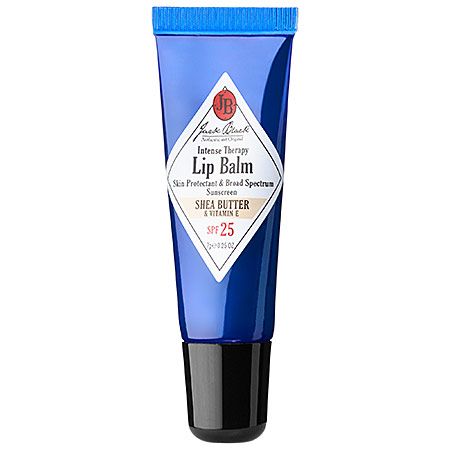 Intense Therapy Lip Balm SPF 25 - Jack Black | Sephora Jack Black Lip Sephora, Spf Lip Balm, Black Skin Care, Best Lip Balm, Hydrating Lip Balm, Broad Spectrum Sunscreen, Jack Black, Loose Powder, Skin Cream