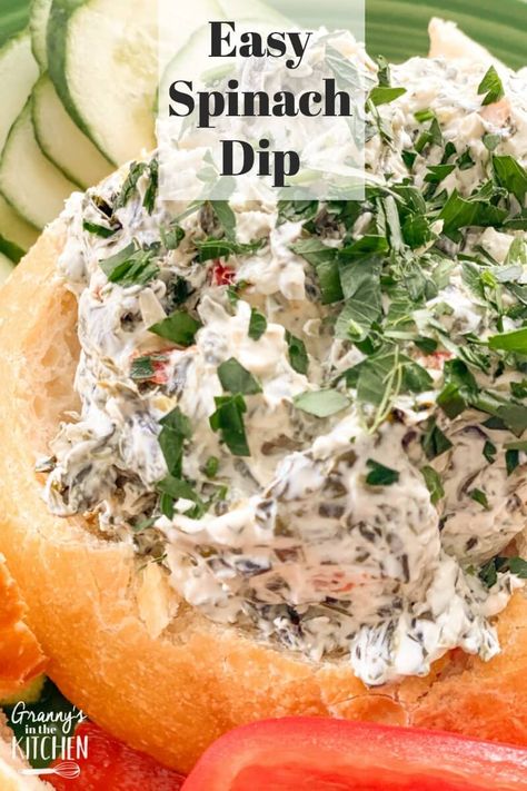 If you love classic Knorr spinach dip, you've got to try this spin on it! Creamy, tangy, and absolutely crave-worthy, it's the way we've made it for over 30 years and it's always a hit! Better yet, this spinach dip is one of the easiest appetizers you can make -- only 5 simple ingredients! Spin Dip Recipe, Fresh Cranberry Salsa, Spin Dip, Bacon Tomato Pasta, Easiest Appetizers, Easy Spinach Dip, Knorr Spinach Dip, Spinach Dip Easy, Tomato Pasta Salad