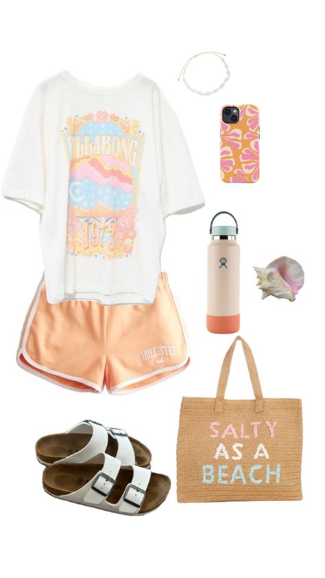 #fyp #preppy #aesthetic #outfit #outfitinspo #inspo #summer #beach #orange Beach Preppy Outfit, Beachy Outfits Aesthetic, Preppy Beach Outfits, Beach Preppy, Beachy Outfits, Preppy Beach, Preppy Summer Outfits, Summer Beach Outfit, Beach Outfits