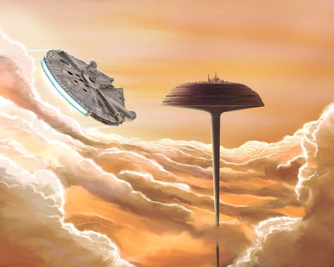 Bespin Star Wars, Fictional Places, Venus Project, Grey Jedi, Imperial Star Destroyers, Star Wars Planets, Millenium Falcon, Cloud City, Star Destroyer