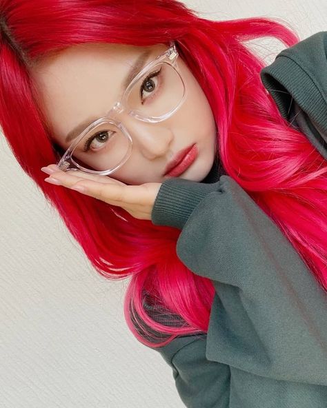 Ningning Red Hair, Girlfriend Material, Low Quality, Korean Pop, Red Hair, Concert, Red, Hair