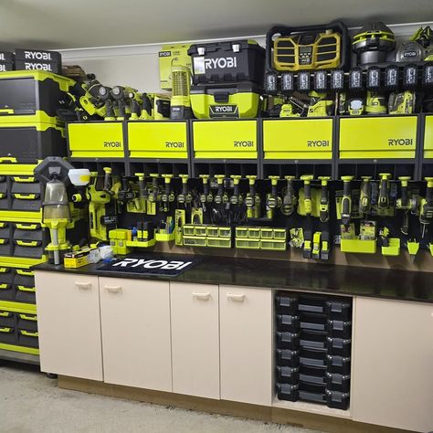 Check out these awesome RYOBI collections from some of our #RYOBIfans 😍 Join the My RYOBI Facebook Community Group to connect with like-minded RYOBI fans, stay up to date with new product releases, engage in exclusive competitions, and more! Head to the link in our bio to join now. 📸: Kate W, Jade G, Dan S, Craig C, Cindy N, Brian M and Belinda B (Facebook) #RYOBIau #batterypowered #RYOBImade #RYOBIpowertools #communitygroup Ryobi Link Ideas, Ryobi Link, Ryobi Power Tools, Workshop Layout, Storage House, Building Ideas, Stay Up, Community Group, Home Studio