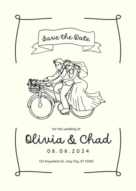 Elevate your wedding invitations with a touch of creativity! Discover our Black and Broken White Creative Fun Editorial Doodle Wedding Invitation design on Canva. Let's make your special day even more memorable with unique and charming invites! Digital Card Wedding, Doodle Wedding Invitation, Fun Editorial, Minimal Invitation, Doodle Wedding, Card Wedding Invitation, Invite Suite, Minimalist Wedding Invitation, Broken White