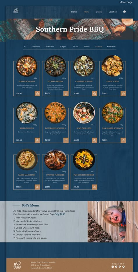 Restaurant Menu Design Website, Digital Menu Design Ideas, One Page Menu Design, Appetizer Menu Design, Restaurant Menu Design Layout, Menu Design Website, Restaurant Menu Design Ideas, Digital Menu Design, Website Menu Design