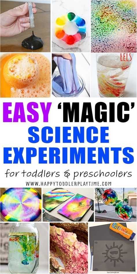 Science Experiments For Toddlers, Experiments For Toddlers, Magic Science, Toddler Stem, Toddler Science Experiments, Experiments Kids, Preschool Science Activities, Summer Science, Mazes For Kids