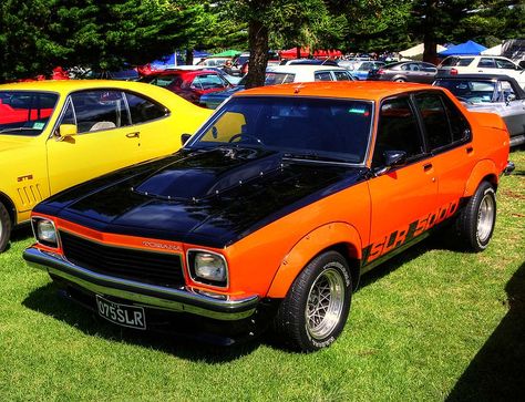 1976 SLR5000 Holden LX Torana | Another SLR5000 in orange! | Flickr Holden Maloo Wallpaper, Monaro Holden, Hq Holden, Holden Torana, Holden Cars, Mood Boards, Race Cars, Tattoo Ideas, Trucks