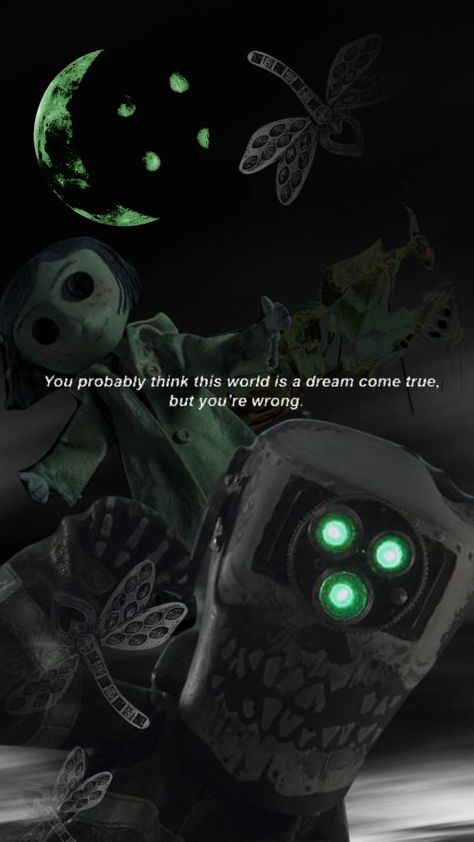 Coraline Quotes Movie, Coraline X Wybie Art, Wybie Wallpaper, Coraline Lockscreen, Coraline Quotes, Coraline Core, Wybie Coraline, Coraline Wybie, Coraline Tattoo