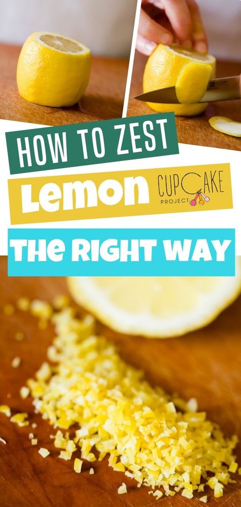 The easiest way to zest a lemon isn't the best way. Learn how to zest a lemon for maximum flavor! How To Make Dried Lemon Zest, How To Store Lemon Zest, Recipes With Lemon Zest, Things To Use Lemons For, Lemon Zest How To, What Is Lemon Zest, How To Zest A Lemon Without A Zester, How To Make Lemon Zest, What To Do With A Lot Of Lemons