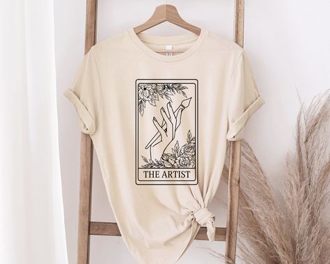 Tarot Shirt, Strength Tarot, Gift For Artist, Shop Inspiration, Merch Ideas, Artist Gifts, Sweatshirts And Hoodies, Artist Drawing, Gifts For An Artist