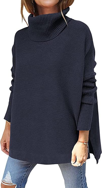 Turtleneck With Skirt, Oversize Turtleneck, Pull Oversize, Oversized Turtleneck Sweater, Solid Color Sweater, Oversized Turtleneck, Turtle Neck Jumper, Winter Pullover, Estilo Chic