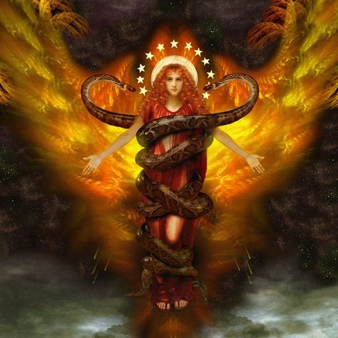 Aradia Woman Power, Sacred Feminine, Book Of Revelation, Egyptian Goddess, A Snake, Solar Plexus, Angel Art, Divine Feminine, Descendants