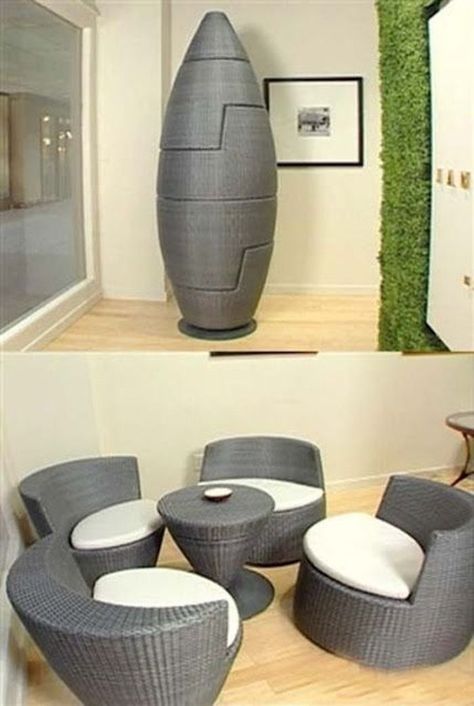 Stop it! Space Saving Ideas For Home, Stackable Furniture, Space Saving Furniture, Design Case, Design Product, Furniture For Small Spaces, 인테리어 디자인, Cool Furniture, Feng Shui