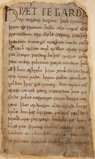 Oldest Written Records of the English Language Explained and On Display Anglo Saxon Language, Old English Language, Anglo Saxon Kingdoms, Religious Poems, Tempe Arizona, Middle English, Modern English, Anglo Saxon, English Literature