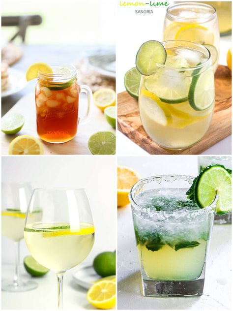 26 Lemon Lime Cocktails That Will Squeeze Your Taste Buds! Lime Cocktails, Orange Crush Cocktail, Vodka Sprite, Ginger Mojito, Midori Sour, Adrenal Cocktail, Classic Gin Cocktails, Iced Tea Cocktails, Hawaiian Cocktails