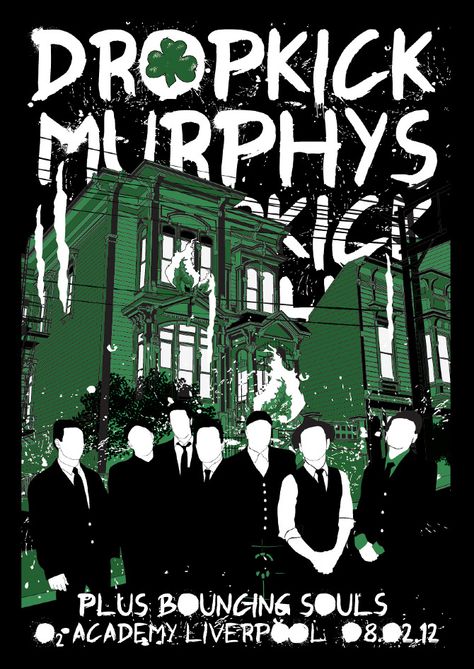 DROPKICK MURPHYS by HORSE Artist Posters, Concert Poster Art, Dropkick Murphys, Irish Rock, Ska Punk, Vintage Concert Posters, Pin Up Posters, Celtic Music, Irish Music