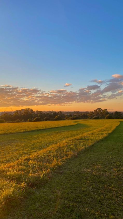 #sunset #fairytail #grass #nature #sunsetphotography #explore #pinterest Grass Land Aesthetic, Wide Field Aesthetic, Tall Grass Field Aesthetic, Sunset Over A Field, Sunset In Grass Field, Wheat Field Sunset, Sunset Hills, Grassy Field, Grass Field