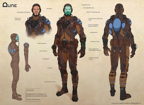 Image result for dune book characters Dune Stillsuit, Dune Book, Dune Frank Herbert, Dune Art, Character Design Cartoon, Monster Concept Art, Robots Concept, Robot Concept Art, Fantasy Concept Art