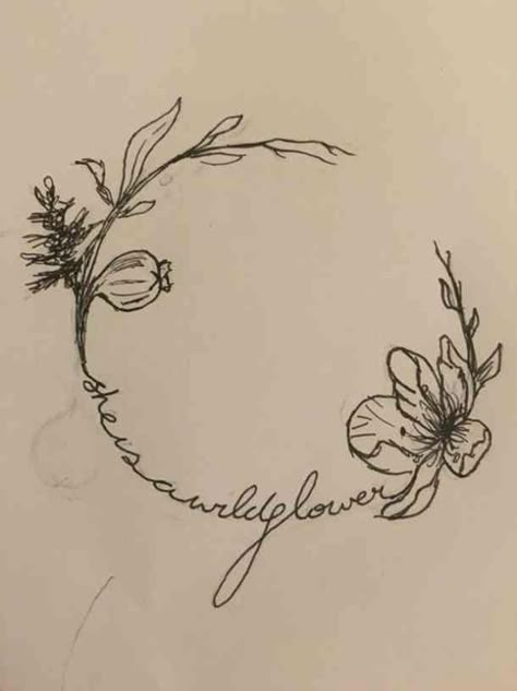 40 Stunning Nature-Inspired Tattoo Ideas For You To Get If You Love The Outdoors & Traveling Realistic Flower Tattoo, Tattoo Shoulder, Wildflower Tattoo, Shape Tattoo, Landscape Tattoo, Trendy Tattoo, Pattern Tattoo, Nature Tattoos, Trendy Tattoos