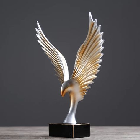 Creative Roc Bird Spreads Wings Wine Cabinet Home Decor Ornament Model Room Office Crafts Furnishings Abstract Sculpture Gift|Statues & Sculptures|Home & Garden - AliExpress Roc Bird, Wings Sculpture, Modern Geometric Art, Model Room, Geometric Artwork, Geometric Inspiration, Bird Wings, Wine Cabinet, Office Crafts