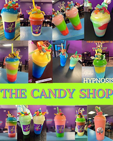 Slushy Business, Lemonade Ideas, Snowball Stand, Slushy Drinks, Pretty Alcoholic Drinks, Slushie Recipe, Blue Drinks, Candy Drinks, Michelada