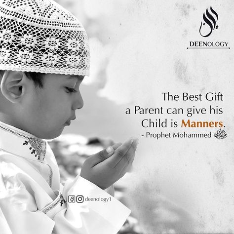 When a Man/woman dies, his/hers action discontinues from him/hers except 3 things. 1.Sadaqah ( Charity ) 2.Knowledge by which benefit is acquired 3.A pious child who prays for him/her The right of a child on the parent is that,they give him a good name, teach him manners and teach him the Quran. Our intention and aim while raising our children should be to make them a benefit for us and themselves for hereafter.  #islam #muslim #deen #muslimchildren #quran #hadeeth #aajkibaat #allah #masjid Children's Rights, The Quran, Cool Names, 3 Things, Manners, Best Gift, Islamic Quotes, Quran, Best Gifts