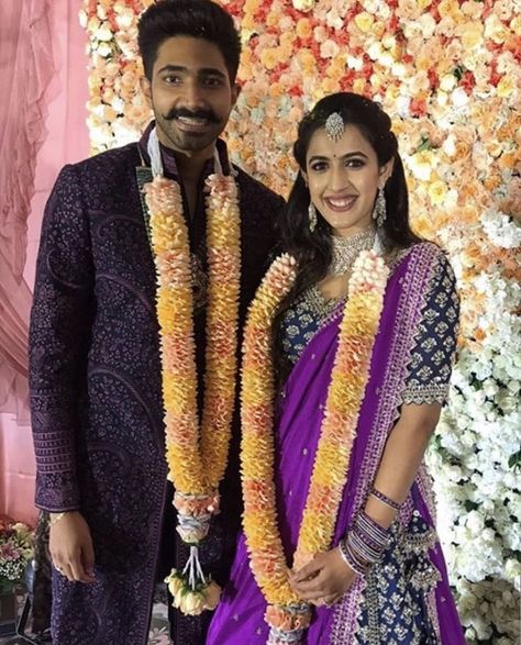 Niharika Konidela Engagement, Engagement Saree Look, Sye Raa Narasimha Reddy, Niharika Konidela, Bollywood Style Dress, Engagement Looks, Indian Wedding Garland, Marriage Jewellery, Engagement Saree