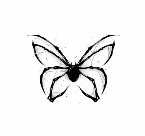 Tattoo Ideas Drawings Unique, Spider Elbow Tattoos For Women, Spider Matching Tattoos, Spider Hand Tattoos For Women, Spider And Butterfly Tattoo, Girly Spider Tattoo, Cute Emo Tattoos, Flash Tattoo Designs Ideas, Spider Drawing Tattoo