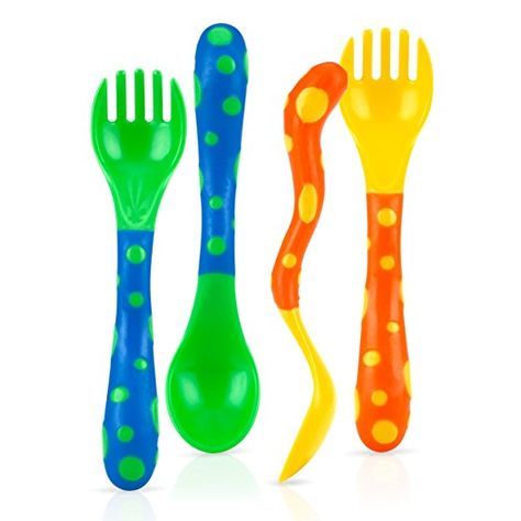 Toddler Utensils, Baby Utensils, Spoons And Forks, Teething Relief, Baby Feeding Set, Plastic Utensils, Feeding Spoon, Kids Plates, Baby Weaning