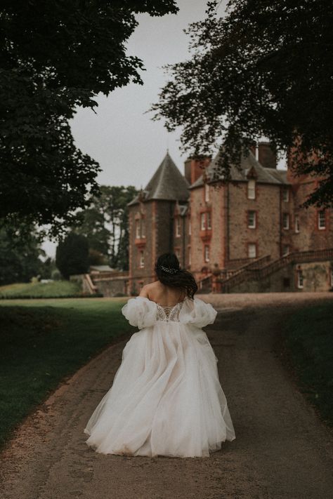 Thirlestane Castle Wedding - Kamilla & Iliya, Scotland Elopement Photographer / Scottish Castle Wedding Venue / Scotland Wedding Photographer / Castle wedding ideas / Castle wedding venue /Europe wedding in the castle ideas / best locations for weddings and elopements in Scotland / romantic wedding dress ideas / wedding dress with sleeves Castle Wedding Ideas, Castle Wedding Dress, German Wedding Traditions, Scottish Wedding Dresses, Castle Elopement, Scottish Castle Wedding, Dress Ideas Wedding, Wedding Venues Scotland, Castle Dress