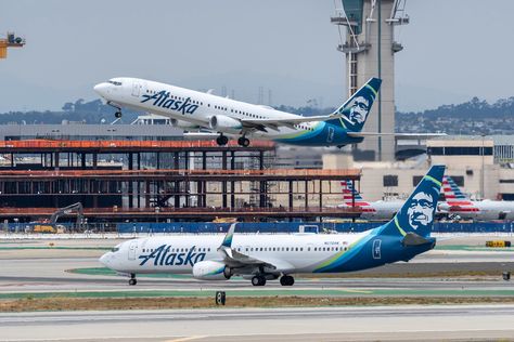 Alaska Airlines 737-990/ER arriving at LAX_2023-06-10 Airplane Aesthetic, Alaska Airlines, Route Map, Aviation History, Print Ads, Pacific Northwest, Airlines, United States Of America, Alaska