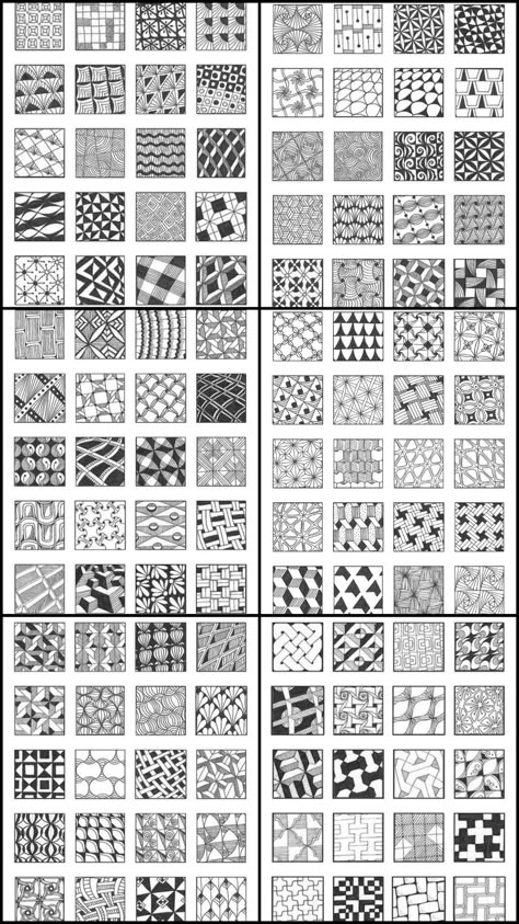 Zentangle Patterns Easy Simple, Zentangle Patterns Flower, Charcoal Drawing Ideas For Beginners, Easy Drawings For Beginners Simple, Easy Doodles For Beginners, Simple Zentangle Patterns, Designs To Draw Patterns, Pattern Drawing Ideas, Easy Zentangle Patterns For Beginners