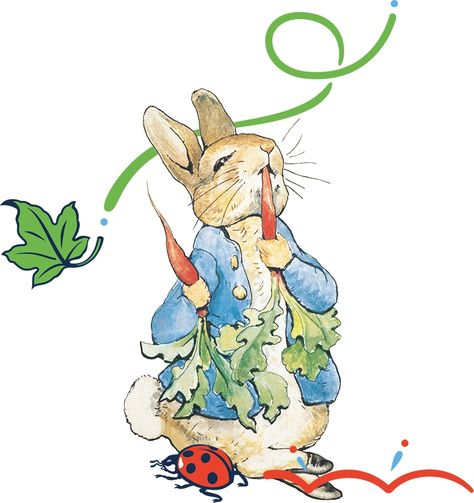 Peter Rabbit - Peter Rabbit Fairy Tale Writing, Young Rabbit, Vintage Easter Postcards, Rabbit Eating, Easter Postcards, Stitch Pictures, Cross Stitch Pictures, Needlepoint Patterns, Arte Animal