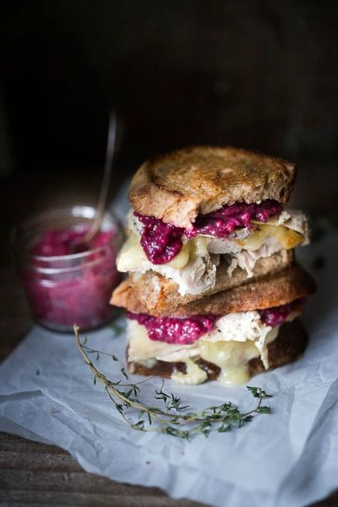 Turkey Brie Grilled Cheese Sandwich with Cranberry Mustard | feastingathome.com Brie Grilled Cheese Sandwich, Leftover Turkey Sandwich Recipes, Brie Grilled Cheese, Leftover Thanksgiving Sandwich, Cranberry Mustard, Turkey Sandwiches Recipes, Thanksgiving Leftover, Sandwich Wrap, Brie Recipes