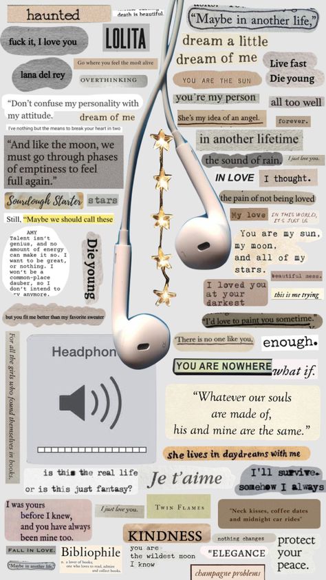 Music Stickers Aesthetic Printable, Aesthetic Wallpaper Music Lyrics, Music Aesthetic Stickers, Music Collage Wallpaper, Lyrics Aesthetic Wallpaper, Lyric Stickers, Lyric Collage, Music Lyrics Aesthetic, Lyrics Collage