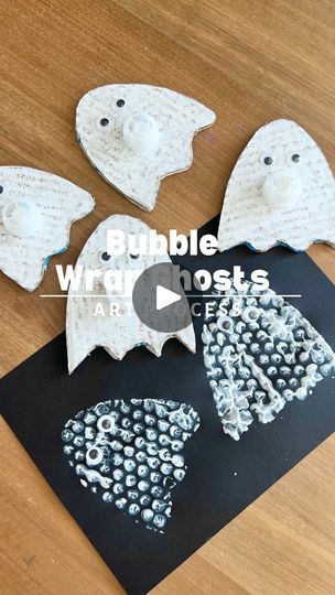 1.3K views | We love a good upcycling project, so today we turned Amazon bubble wrap into ghost stamps for a spooky art session! 🛍️✨ Using bubble wrap for texture and a baby pouch cap as the perfect little handle, our ghosts came to life. 👶👻This activity is not only fun but also great for toddlers and kids to explore sensory play, develop fine motor skills, and spark creativity while learning the importance of reusing materials we already have at home. 🌍🖌️ #Halloween #kidsactivities #artprocess #playlearningideas #diyplayideas #kidscrafts101 | Stephanie Katrina CraftyMoms | Louie Zong · Ghost Duet Ghost Sensory Activities, Ghost Duet, Bubble Wrap Crafts, Louie Zong, Diy Ghost, Ghost Diy, Spooky Art, Upcycled Art, Spark Creativity