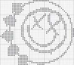 Blink 182 Blink 182 Perler Beads, Deftones Crochet Grid, Grid Crochet Patterns Album Covers, Blink 182 Logo, Bohemian Crochet Patterns, Acdc Cross Stitch Pattern, Graphing Paper, Blink 182 Patch, Afghan Stitch