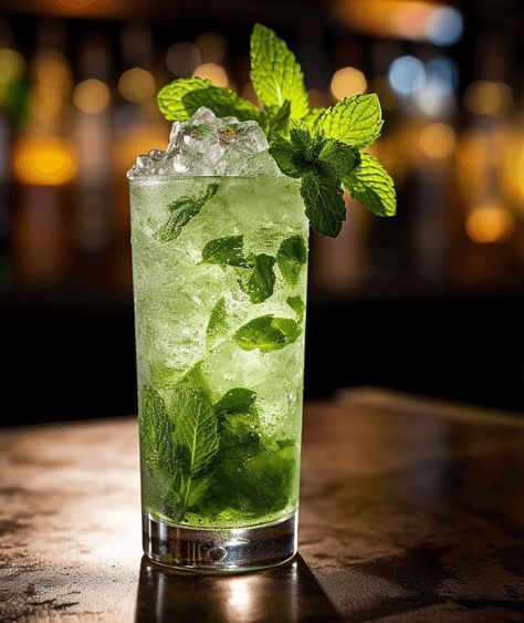 Mint Mojito Mocktail, Mojito Aesthetic, Party Refreshments, Passing The Bar Exam, Diy Bars, Pina Colada Mocktail, Bubble Tea Menu, Passing The Bar, Portable Bars