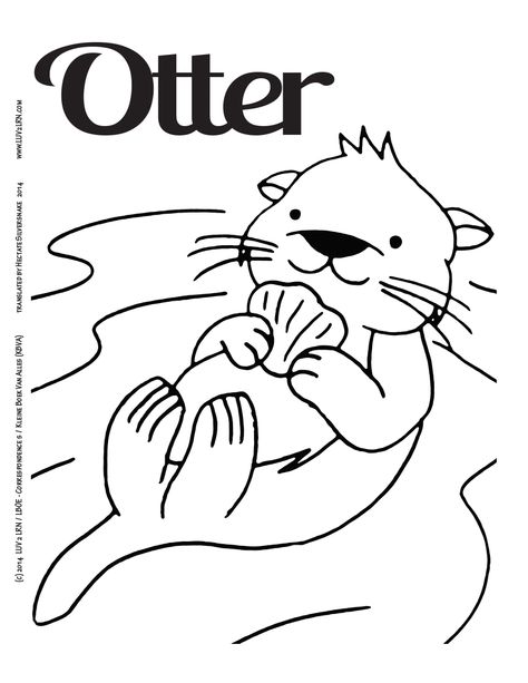 LUV 2 LRN Printable Page {Dutch} | otter | Please Like √ Share√ Comment √ Tag √ and Pin it √ Otters Coloring Pages, Sea Otter Coloring Page, Sea Otter Craft Preschool, Otter Drawing Simple, Otter Doodle, Cute Otter Drawing, Cute Otters Drawing, Otter Coloring Pages, Do Unto Otters