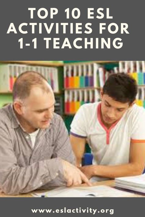 Check out our Top 17 ESL Activities for one on one tutoring. They'll get your 1-1 student having fun while learning English. Second Language Teaching, Online Teaching Resources, Esl Teaching Resources, Teaching English Abroad, Esl Lesson Plans, Teaching English Online, Esl Activities, Elementary Lesson Plans, Esl Lessons