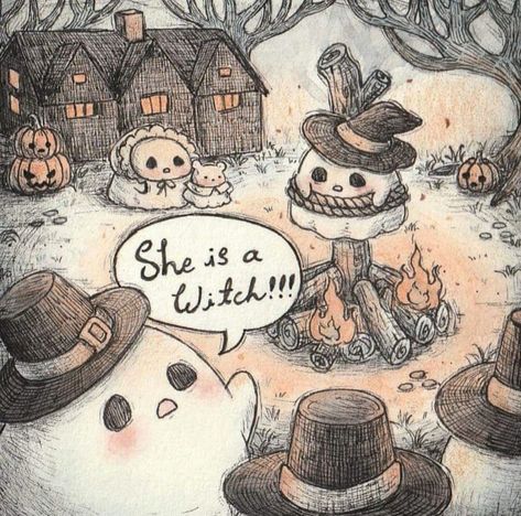 Character Art Ideas, Ghost Drawing, Fall Drawings, Halloween Wallpaper Cute, Bff Drawings, Halloween Drawings, Procreate Brushes, A Witch, Autumn Art