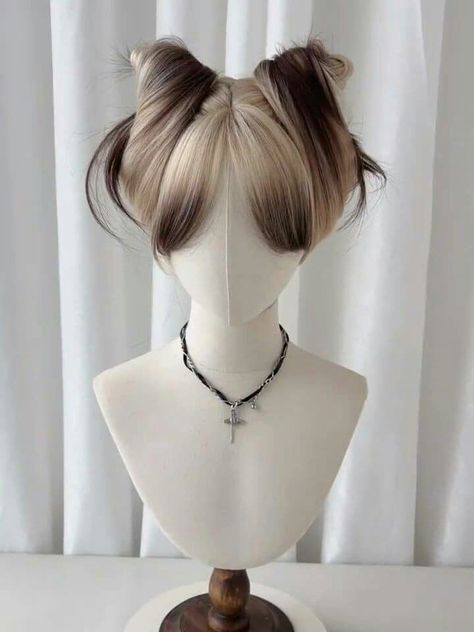 Basic Hairstyles, Kawaii Wigs, Hair Up Styles, Anime Hair, Hair Reference, Cut My Hair, Hair Inspo Color, Dream Hair, Hair Art