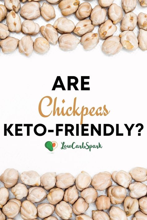 Are you wondering if you can eat chickpeas on a keto diet? Ready this post to find out how many carbs are in chickpeas and how to enjoy them on keto. #ketodiet #chickpes via @lowcarbspark Keto Chickpeas Recipes, Are Chickpeas Keto Friendly, Keto Carbs, Clean Eating Guide, Chickpea Pasta, Pea Recipes, Chickpea Recipes, Roasted Chickpeas, Canned Chickpeas