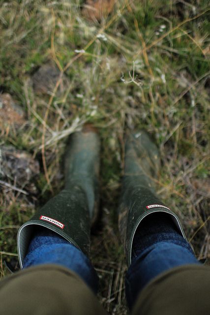 Adventuring | Flickr - Photo Sharing! Hunter Wellies, Land Girls, Farm Lifestyle, Rubber Boots, Simple Living, Simple Life, Country Life, Hunter Green, Farm Life